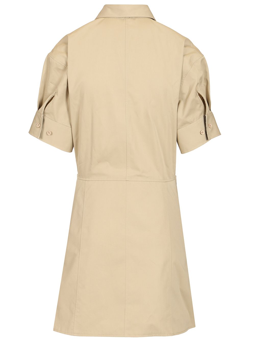 Loewe Cotton And Silk Dress Dresses - Beige | 26f19d7315a298a3f21cad2a02d3c64515ee0099