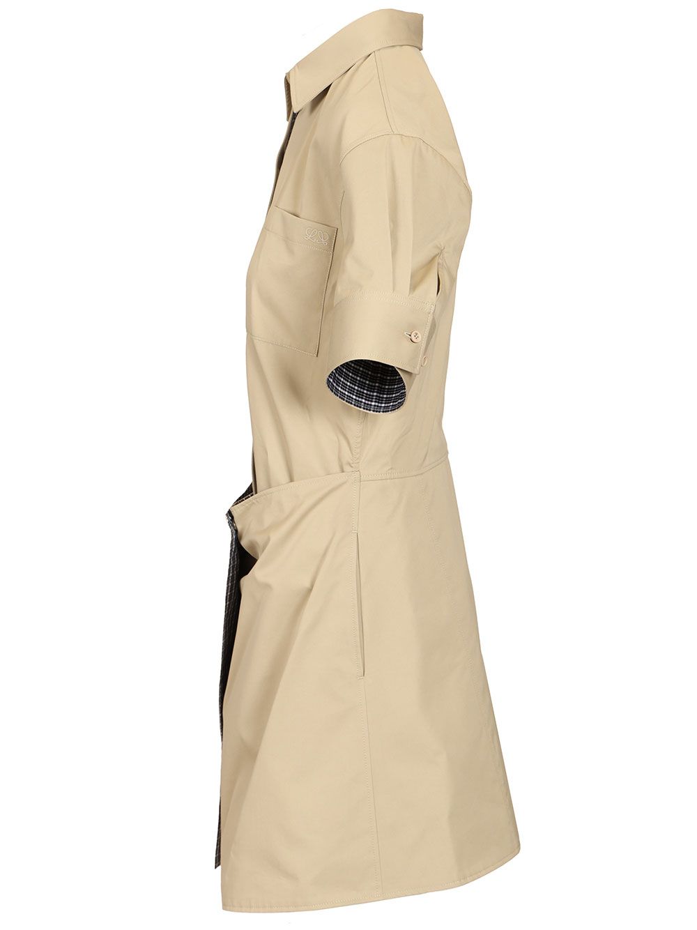 Loewe Cotton And Silk Dress Dresses - Beige | 953c31b0a250409ce99337ffc497c86f8a62a9aa