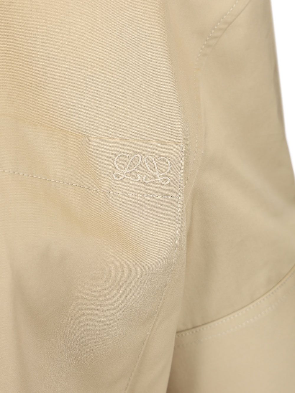 Loewe Cotton And Silk Dress Dresses - Beige | 7322620b2f335ec18923918008e49c3a12c42656
