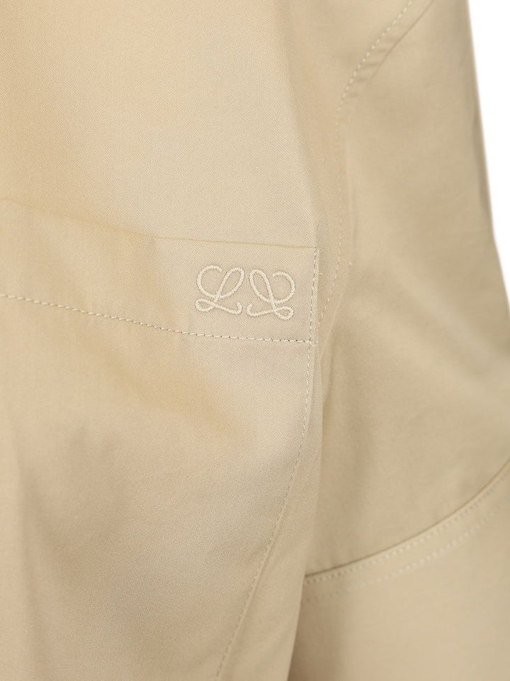 Loewe Cotton And Silk Dress Dresses - Beige | 7322620b2f335ec18923918008e49c3a12c42656