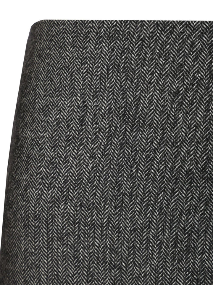 Blazé Milano J Line Coci Mini Skirt Wool Skirts - Grey | 5f54a09bf525b59ceb474ad026350b08b0fbc44e