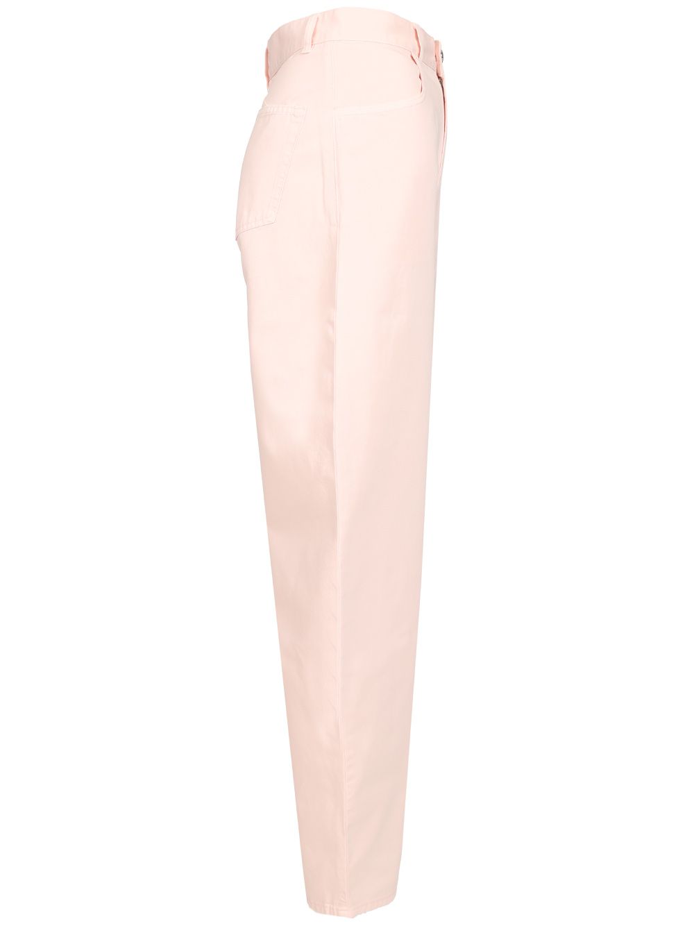 AlaÏA Curved Dyed Denim Jeans - Rose | 6c221d4a66e16328c7338f8e6c388045b8fe7061