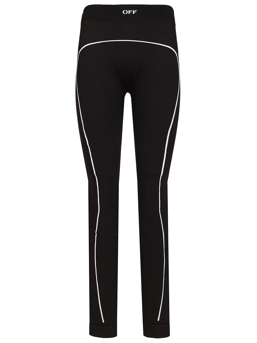 Off-White Off Stamp Seamless Leggings Trousers - Black | 172d0fd62414f0bccc512728c4c169153083992c