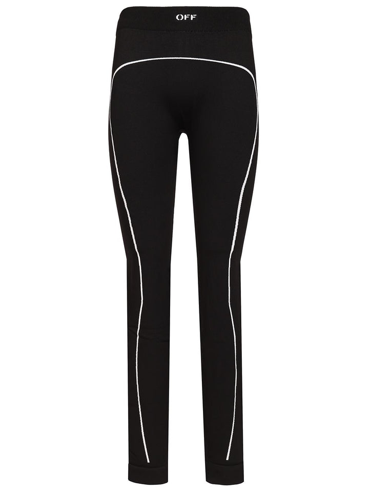 Off-White Off-White Off Stamp Leggings Trousers - Black | 172d0fd62414f0bccc512728c4c169153083992c