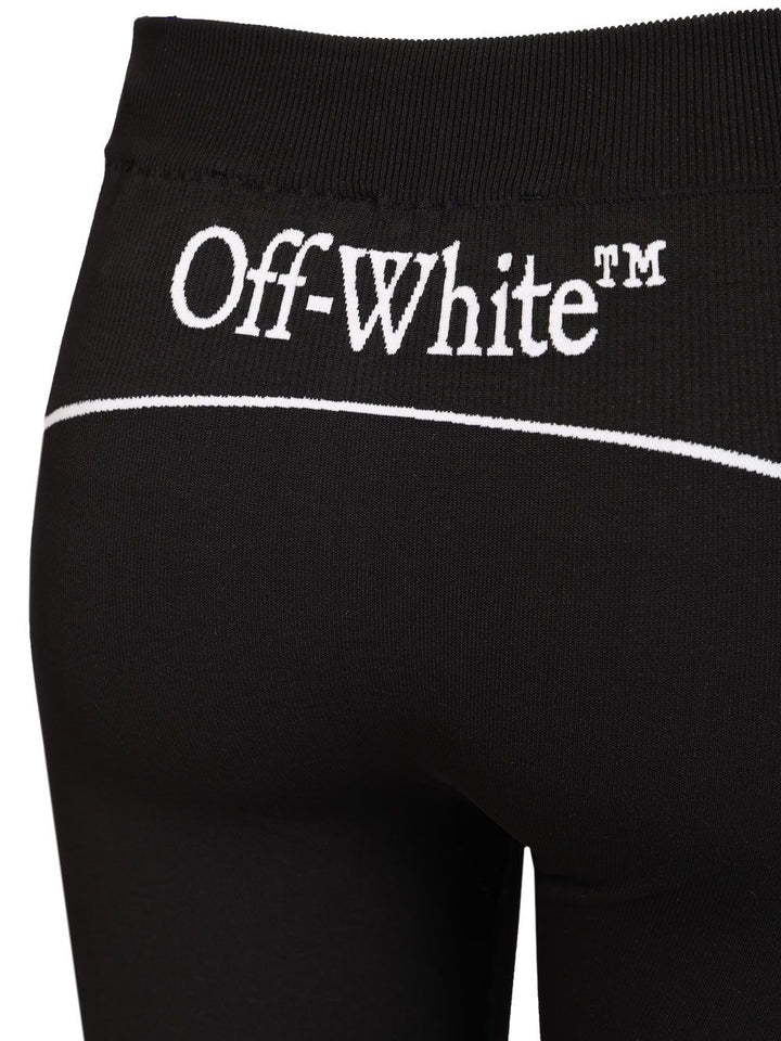 Off-White Off Stamp Seamless Leggings Trousers - Black | eeca2558c123ecc47982729288a38672a8d1b58c