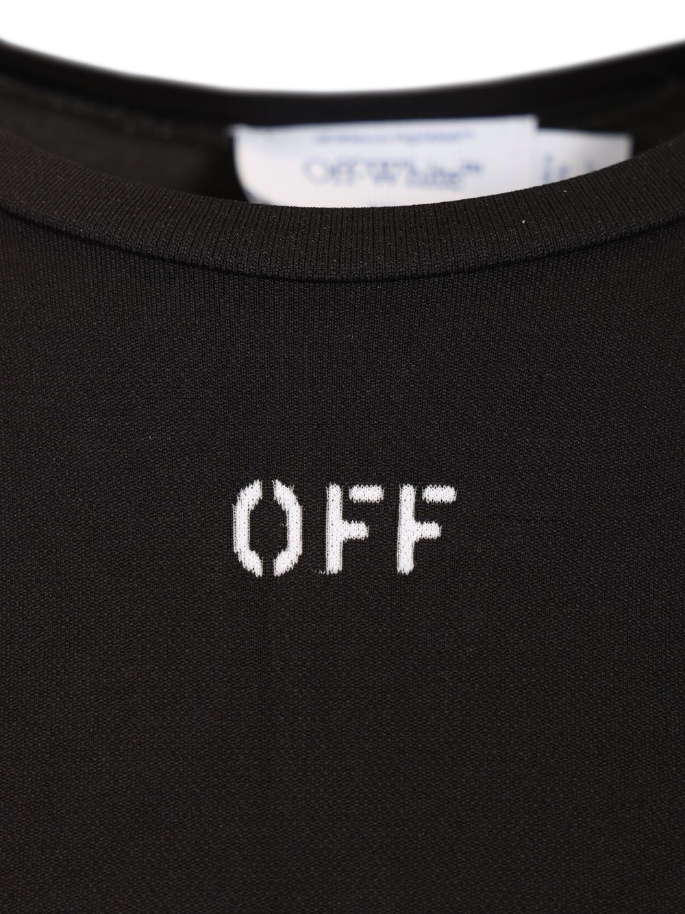 Off-White Off-Stamp Sports Bra Tops - Black | 934c87b514f8a78ad87fee72ea0c161d98a5b52e