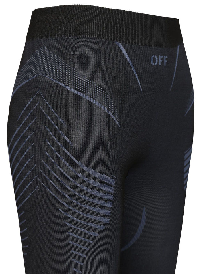 Off-White Racing Leggings Trousers - Black | 631609b495f2c0929956a4e96141c015fa04bf41