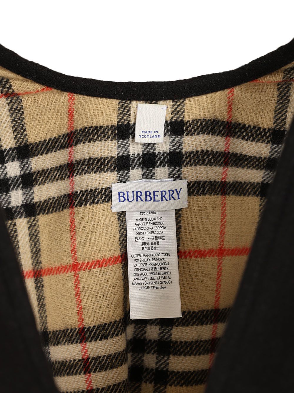 Burberry Reversible Cape Jackets - Black | 8e8fb294dde47b228048d5321c178cf7f32f9f4f