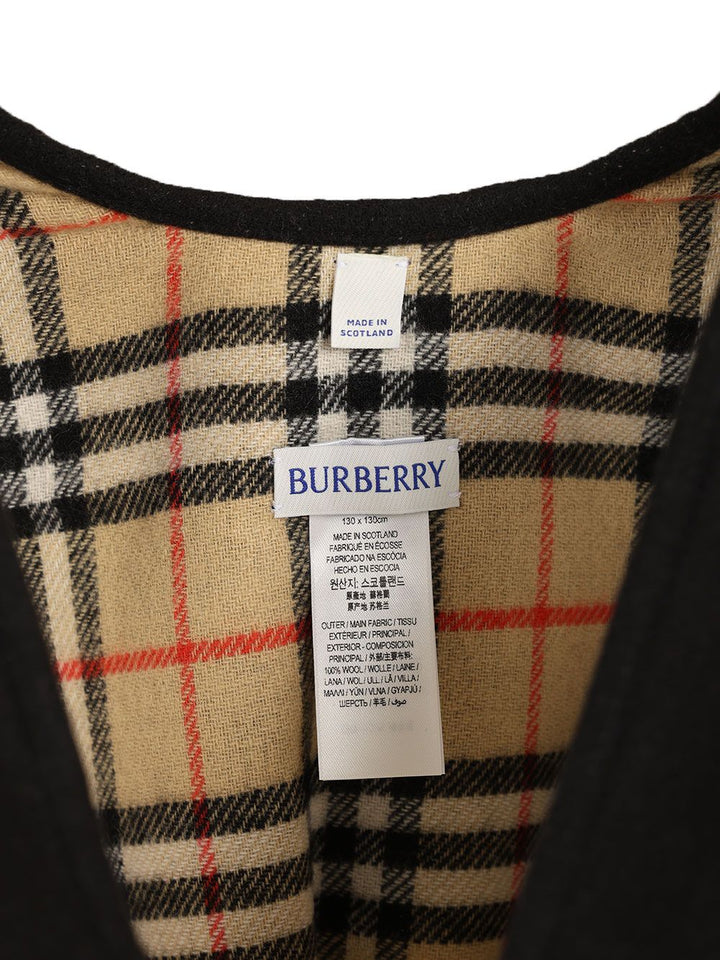 Burberry Reversible Cape Jackets - Black | 8e8fb294dde47b228048d5321c178cf7f32f9f4f