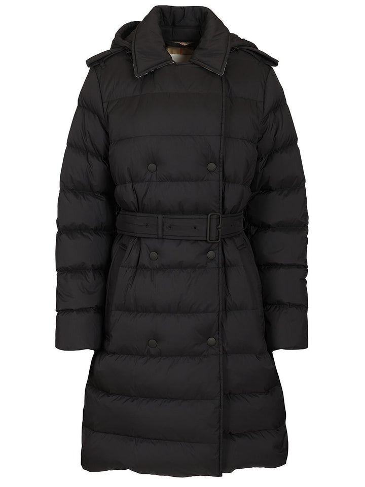Burberry Medium Down Jacket With Hood Jackets - Black | c9c182fc3ccb52acf595a90481857d62e45bc032