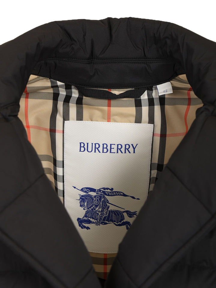 Burberry Medium Down Jacket With Hood Jackets - Black | 7f37fc4a7343beb27ee22f467404a632391dcecf