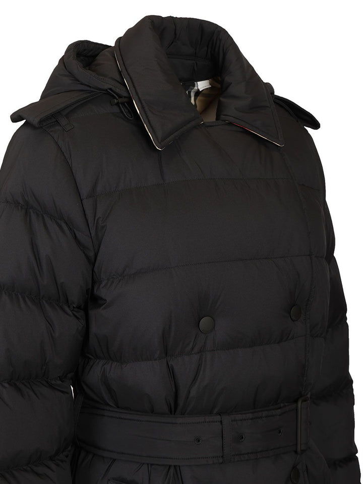 Burberry Medium Down Jacket With Hood Jackets - Black | f3d9f1ae9469c181d4c5a4b77bc4c566462e91df