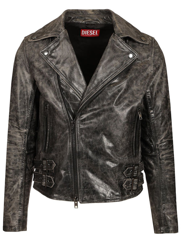 Biker Jacket Jackets Grey