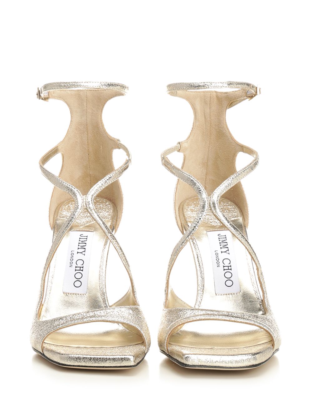 Jimmy Choo Azia Sandals - Beige | 6073a7b0a2e9b3f30ad3c2c0730b6d5bce82a9b3