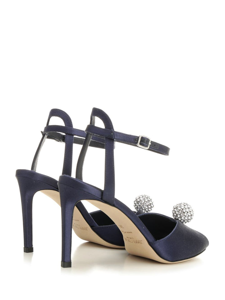 Jimmy Choo Sacora 85 Sandal Sandals - Blue | 31c201ed36ca2b7899fb2c67e78d5d85ab9159fe