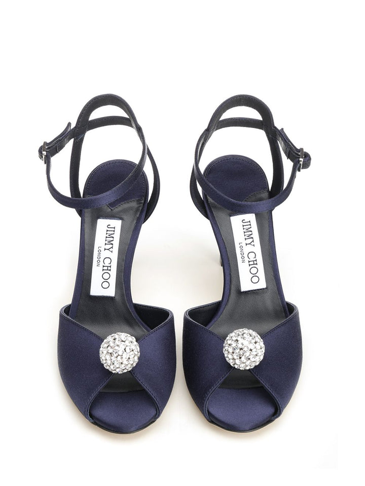 Jimmy Choo Sacora 85 Sandal Sandals - Blue | 263c106bea6ac1834bf0ce2124fd071b1ec0f67c