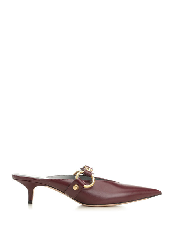 City Mule Sandals Bordeaux