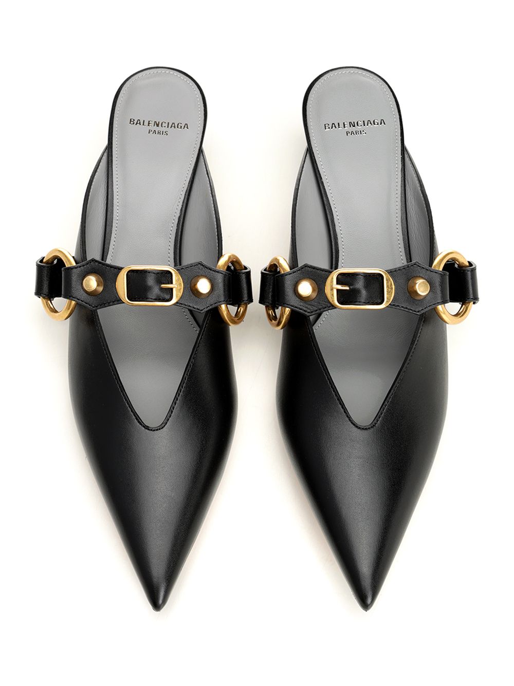 Balenciaga City Mule Sandals - Black | 4889d62c93aa4f394872a619aae4ac6988fe1ab9