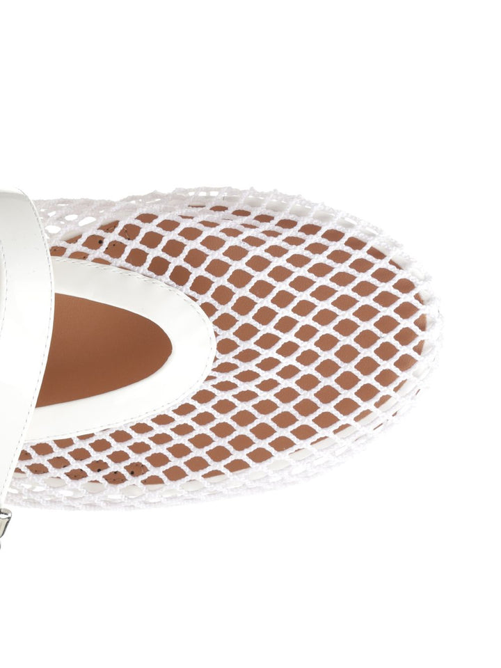 AlaÏA Flat Mesh Mule Scarpe basse - White | 5861e5e59eee53c53f4c87044eb6939aef612c47