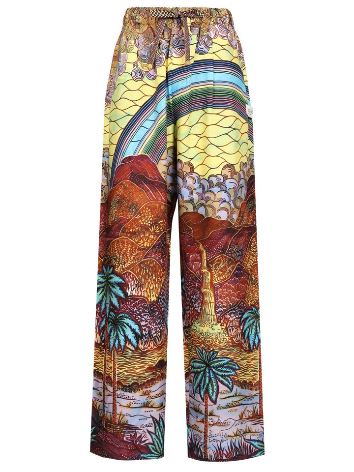 Vlisco Dialogues Drawstring Trousers - Multicolor | 68c5b56de7208189ef87fce757f450935631cca8