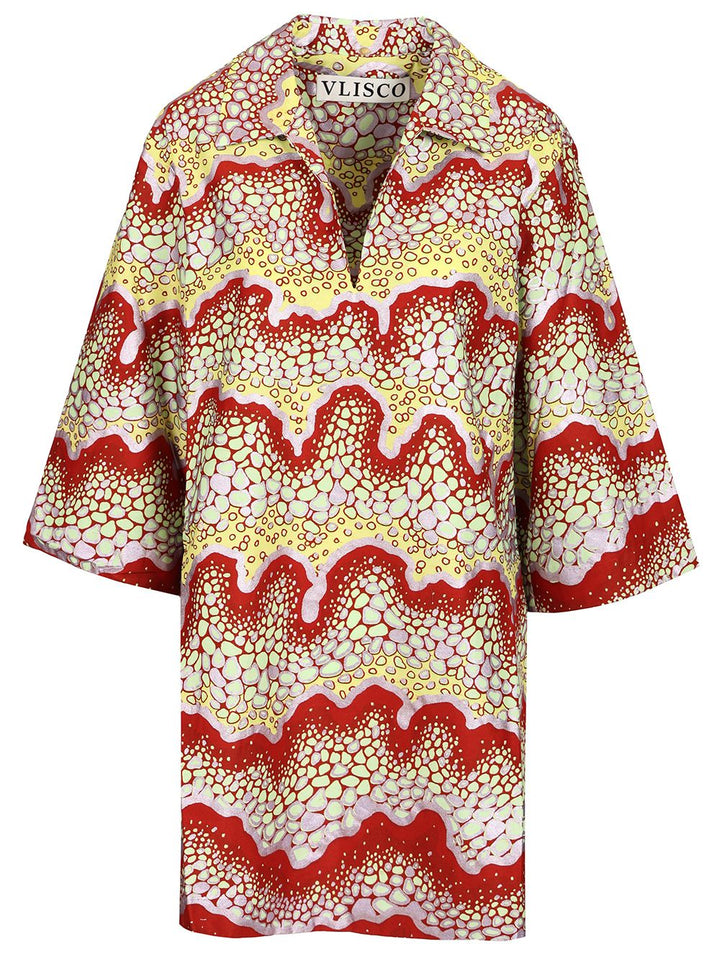 Vlisco Dialogues Shirt Dress Shirts - Multicolor | 045bc525ab78979a804789d3f9ff22713ff1579b