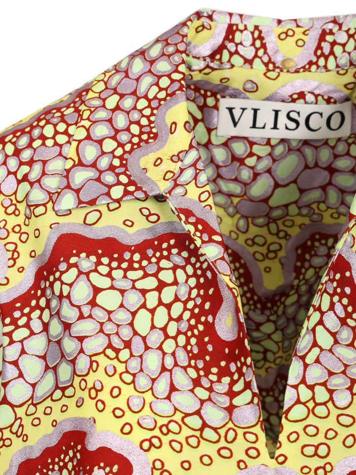 Vlisco Dialogues Shirt Dress Shirts - Multicolor | 1c9cd4fb85a479fbff0df8ef7c42820e0528c4ef