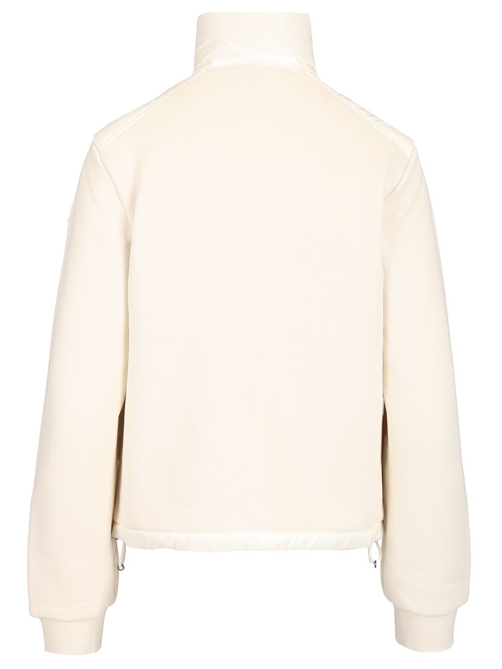 Moncler Zip Up Cardigan Knitwear - White | ea48d1f64e9a34b51228a15aed1da40d4469498b