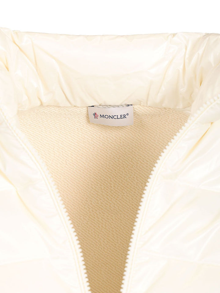 Moncler Zip Up Cardigan Knitwear - White | 05bccdeb22c604fcdd30d9b35b2e853a124ce970