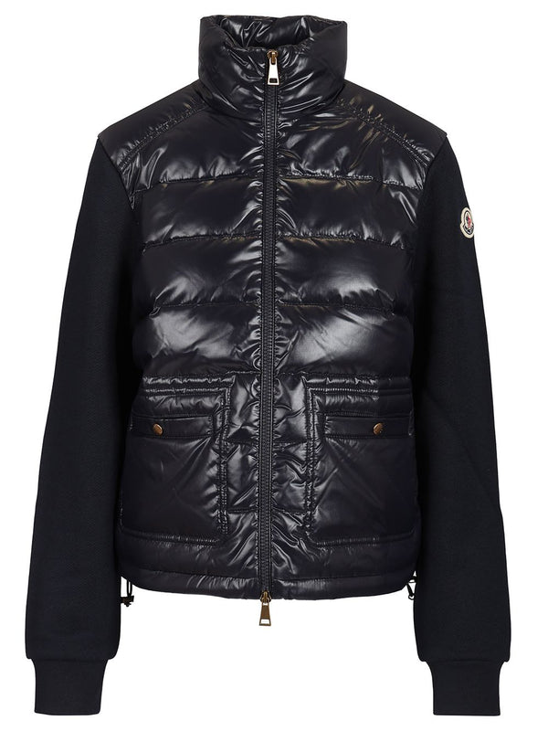 Zip-Up Sweatshirt Coats Blue