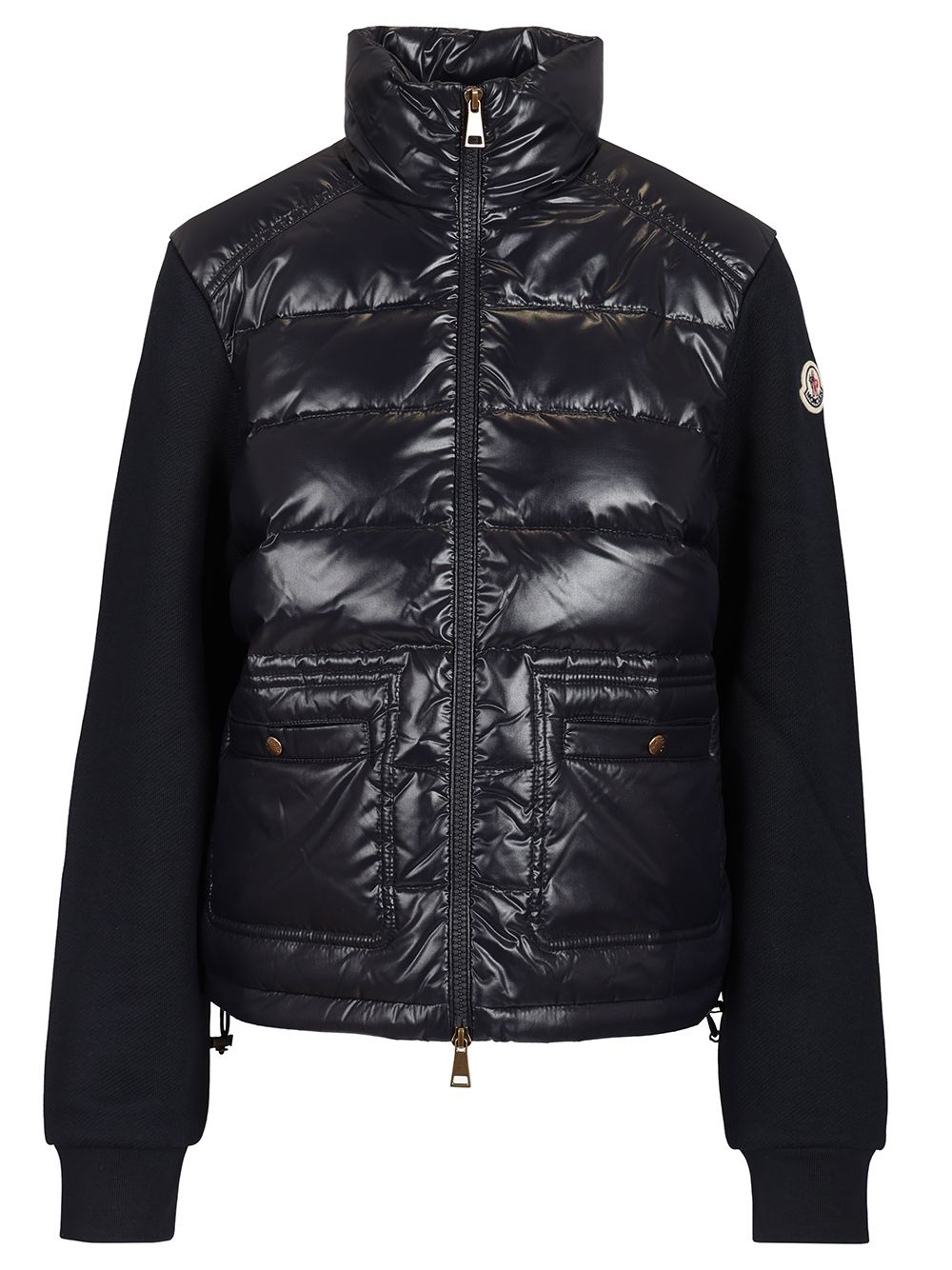 Moncler Zip-Up Sweatshirt Knitwear - Blue | decc5d719a1d7c5787bb4c05cb73e8977ccb4227