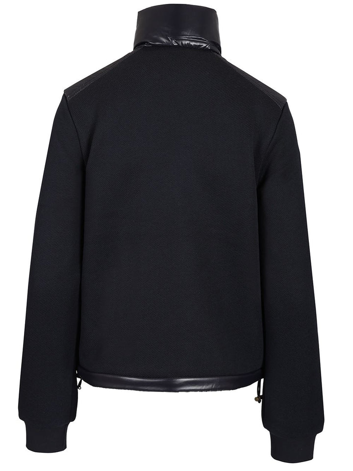 Moncler Zip-Up Sweatshirt Knitwear - Blue | 00c70543d8b985481f98256c398fac04981df66a