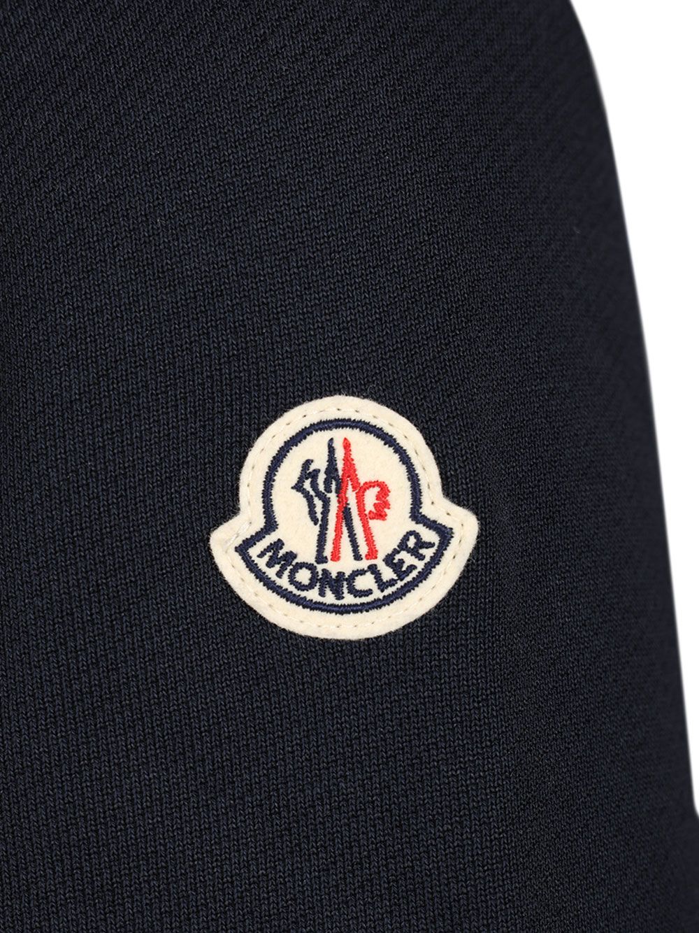 Moncler Zip-Up Sweatshirt Knitwear - Blue | 1537e83a9004dbdb1929b785a8add408372ab96c
