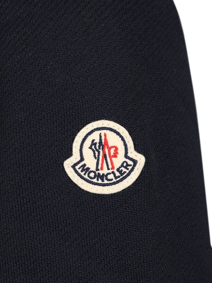 Moncler Zip-Up Sweatshirt Knitwear - Blue | 1537e83a9004dbdb1929b785a8add408372ab96c