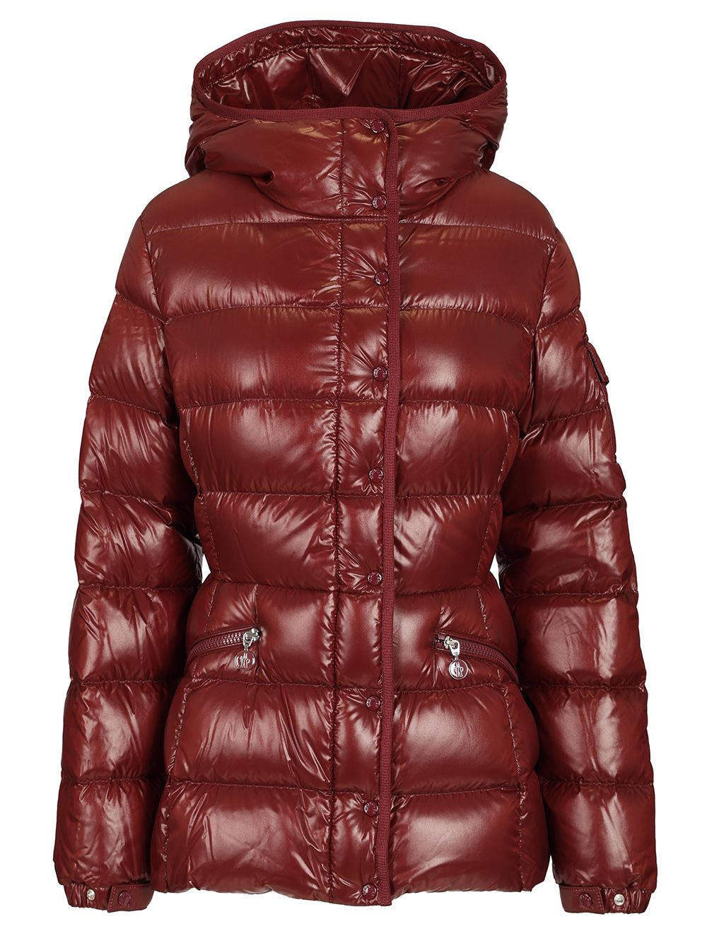 Moncler Barante Short Down Jacket With Hood Coats - Bordeaux | cbf3923130c7eea9ca99cbcbd4900ca32ba89fbb