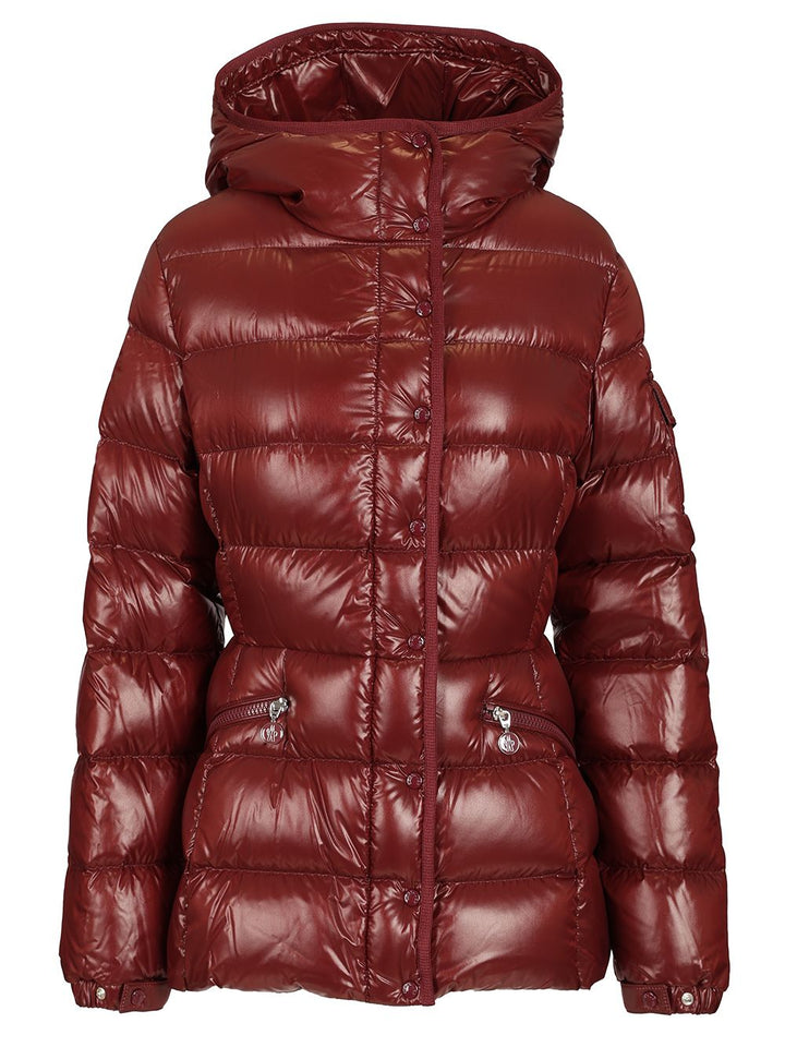 Moncler Barante Short Down Jacket With Hood Coats - Bordeaux | cbf3923130c7eea9ca99cbcbd4900ca32ba89fbb