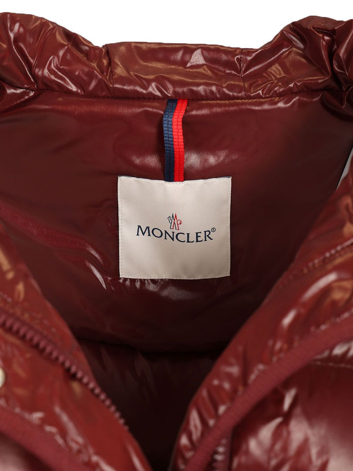 Moncler Barante Short Down Jacket With Hood Coats - Bordeaux | 11dc333aee1833c60da101b50e8e58962e4ce997