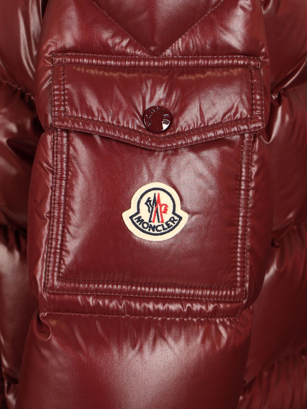 Moncler Maire Short Down Jacket With Hood Jackets - Bordeaux | e4ec0c687a58aec80bda2145d9eb13c42ee02f0f