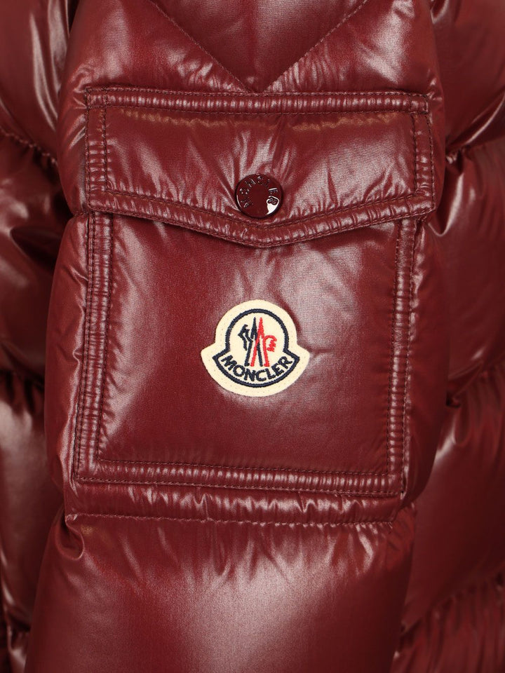 Moncler Maire Short Down Jacket With Hood Jackets - Bordeaux | e4ec0c687a58aec80bda2145d9eb13c42ee02f0f