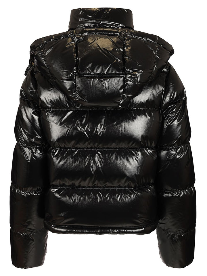 Moncler Niveole Short Nylon Down Jacket Jackets - Black | 441f92e86e9cfec12492f15886dd84da4bb7956b