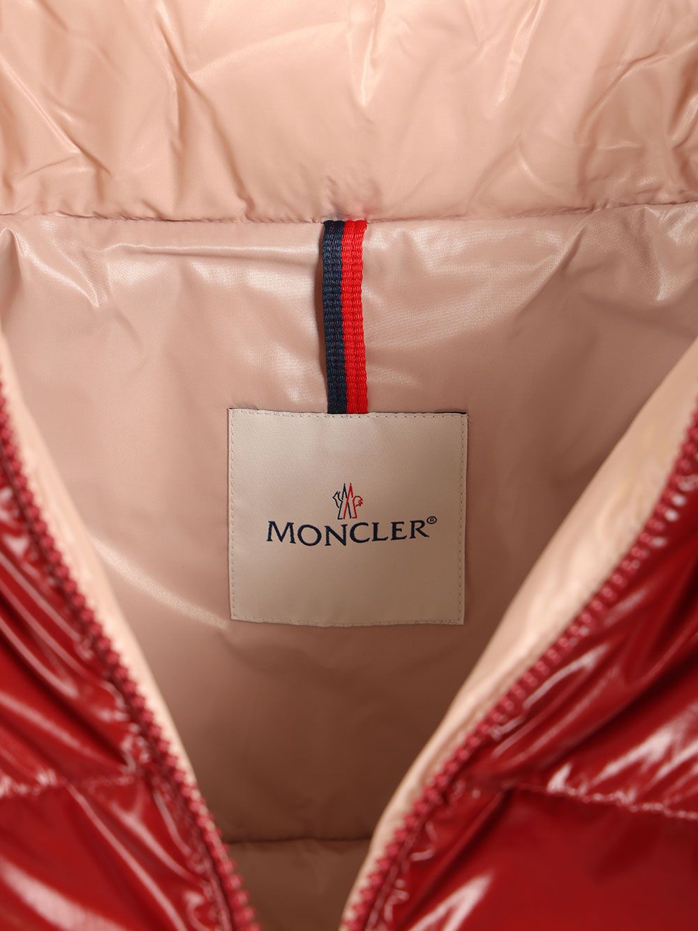 Moncler Niveole Short Nylon Down Jacket Jackets - Red | 169b657424651523556338156295cb3faa208ec2