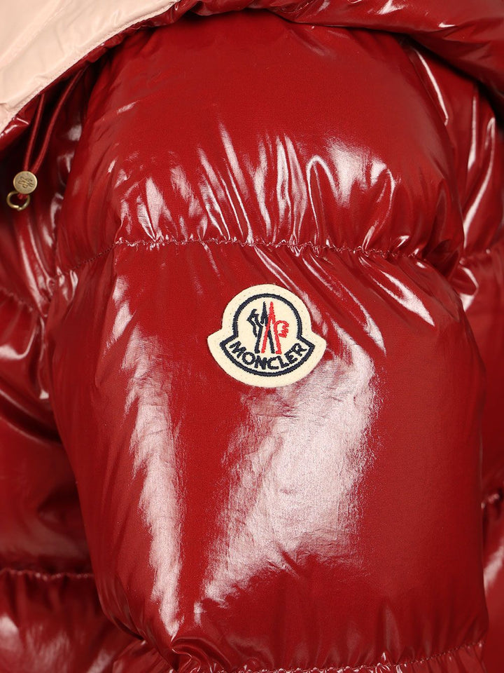 Moncler Niveole Short Nylon Down Jacket Jackets - Red | e8a7aeb0dfe0b8224dab2e71ffa068825bf0b986