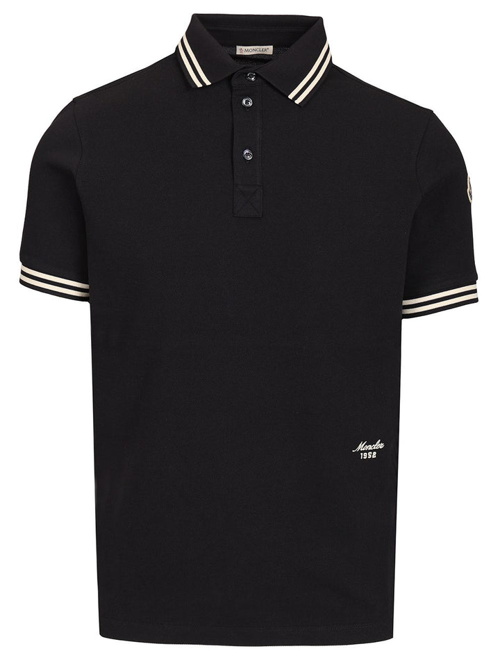 Moncler Piqué Polo shirt - Black | f78c9c66f3302db5f13d164c59d44097851bd23f
