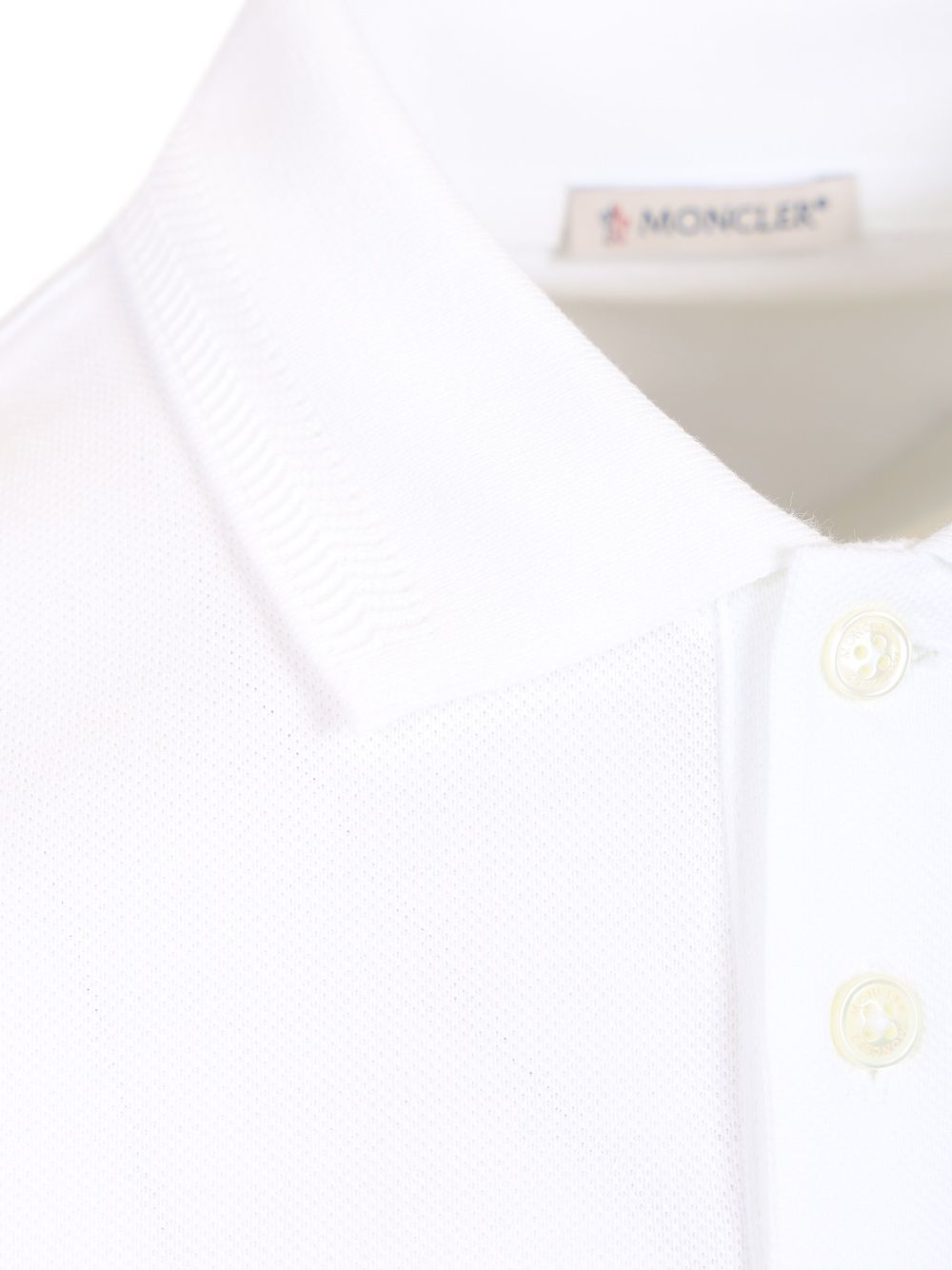 Moncler Short-Sleeved Polo shirt - White | 15b945c2d9153d6724a6ef4211cce5a3f31df041