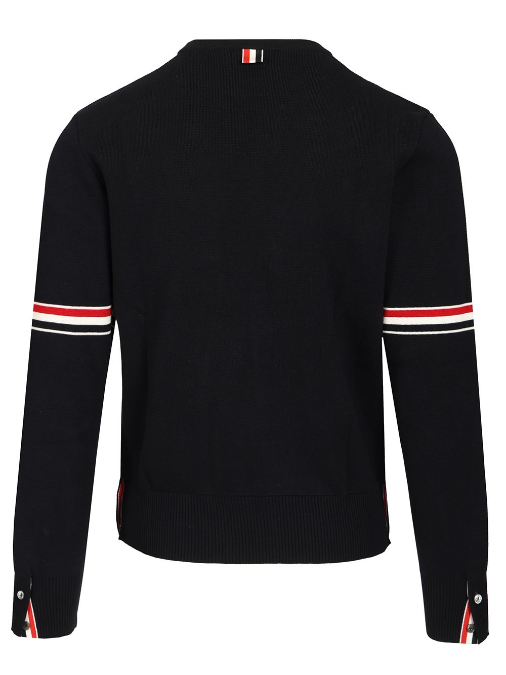 Thom Browne Milano Stitch Crew Neck Sweater Knitwear - Blue | fd4b15376618d0de9b604fc46e442041bfe92fe7