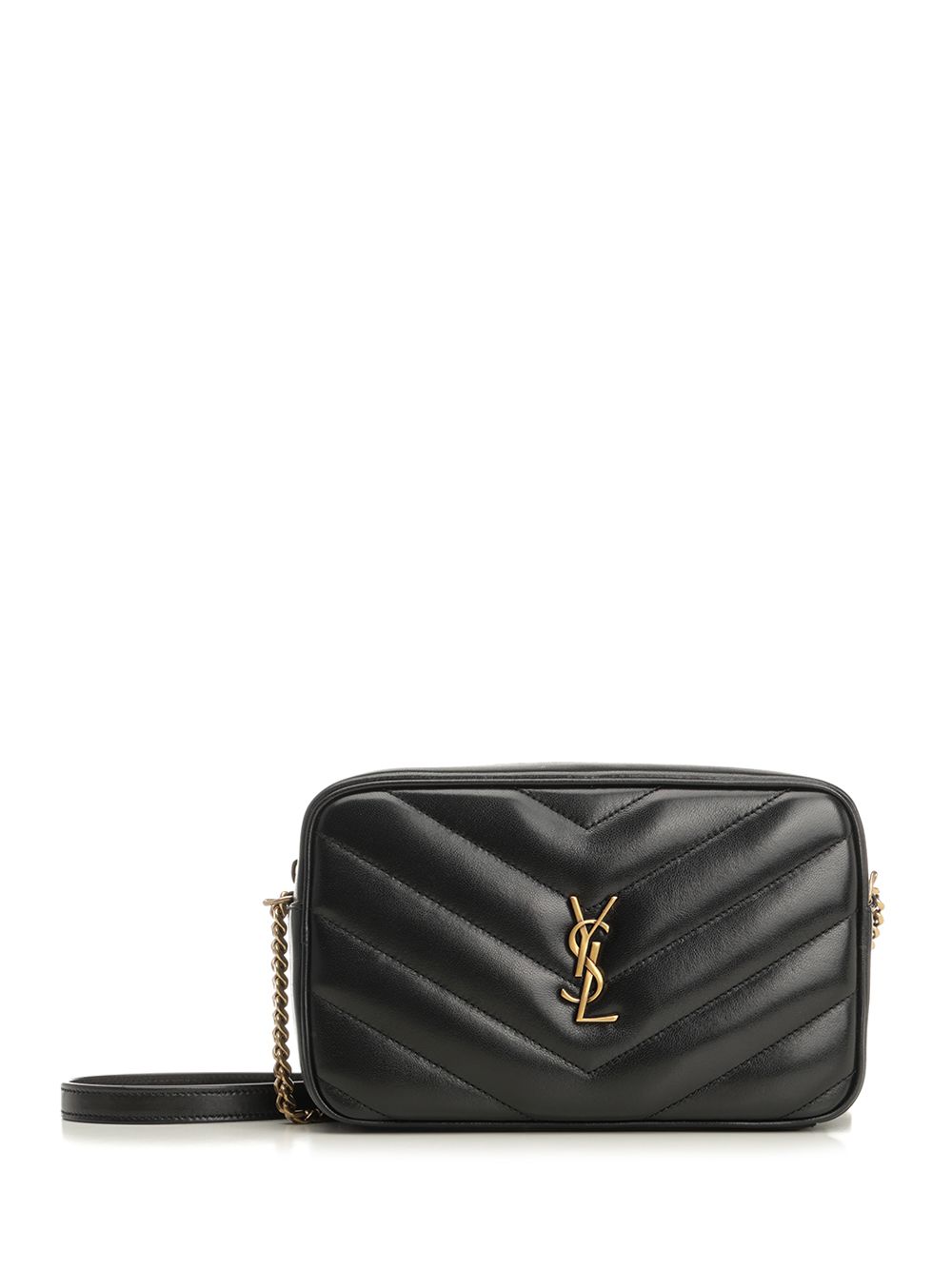 Saint Laurent Loulou Camera Crossbody Bags - Black | 55c230cbde6a47acf8e22d36aa56366db3da1471