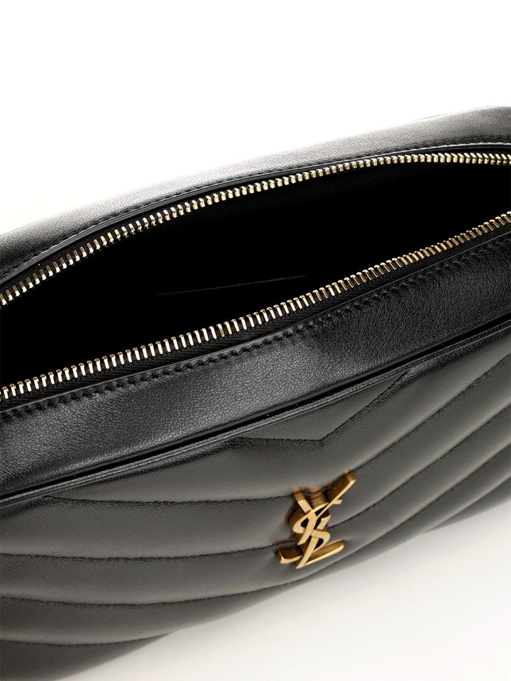 Saint Laurent Loulou Camera Crossbody Bags - Black | cb98c1ca4f98e45b90b6643eb44dd97778bd73dc