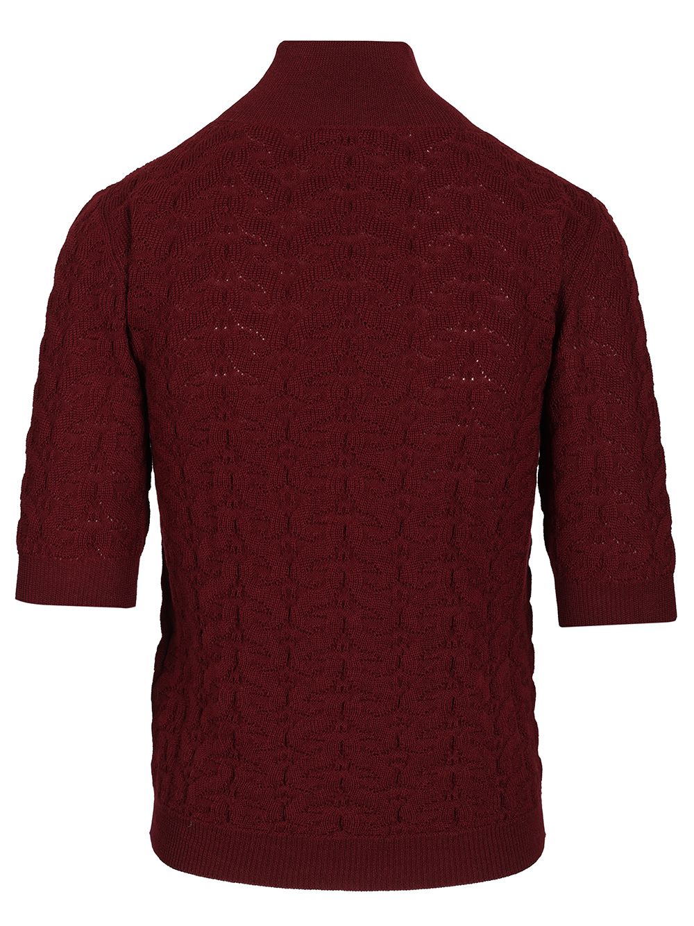 Etro Mock Neck Sweater Knitwear - Bordeaux | fb4fe8098afdd0b915435805ce6b6d66336f5367