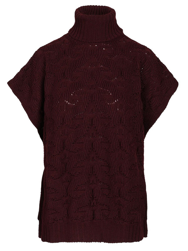 Turtleneck Sweater Knitwear Bordeaux