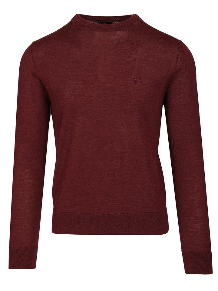 Etro Wool And Silk Sweater Knitwear - Bordeaux | f87ee668accfd1a6f7dd479dc33a22b883120e41