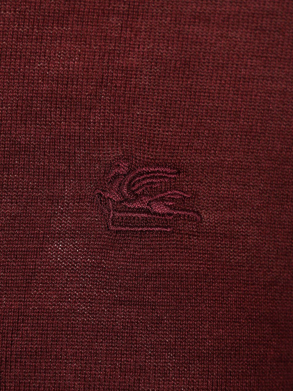 Etro Wool And Silk Sweater Knitwear - Bordeaux | febc31f89c105ca60b32a078e0e4000ab88f1f5f